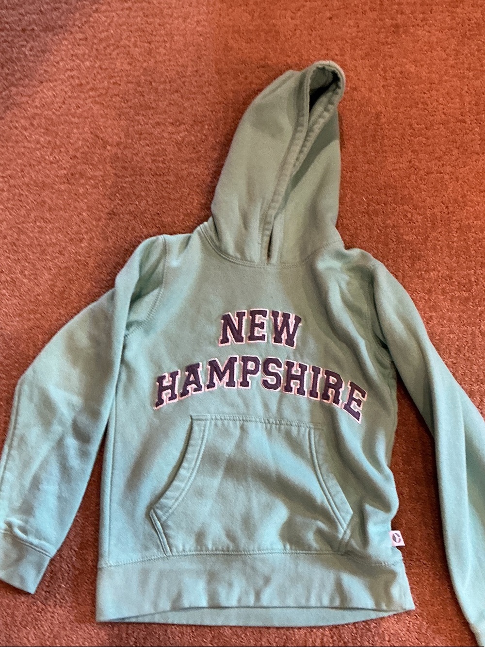 Kids Green New Hampshire Pullover Hoodie